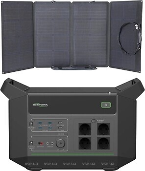 Фото HYXiPower HYX-EA2000 + EcoFlow 110W 1872 Wh Black