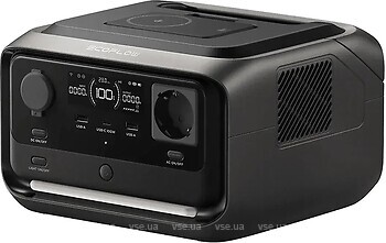 Фото EcoFlow River 3 Plus Wireless 286 Wh Black (EFRIVER3PLUS-W-EU-CBOX)