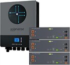 Фото Solarverse 8kW SV-1SV8K1-LEC15K1-1 3BAT 15400 Wh Black/Gray
