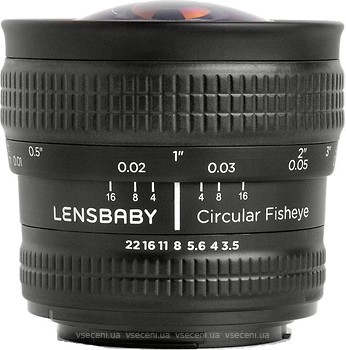 Фото Lensbaby Circular Fisheye Fujifilm X Mount