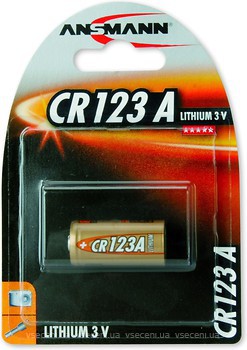 Фото Ansmann 16340/CR-123A 3B Lithium 1 шт (5020012)