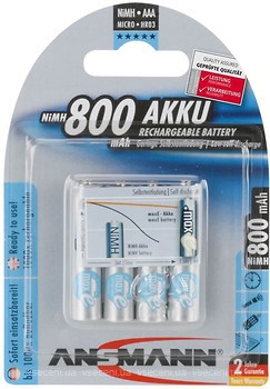 Фото Ansmann AAA 800mAh NiMh 4 шт maxE (5035042)