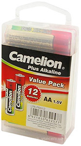 Фото Camelion AA Alkaline 12 шт Plus Alkaline (LR6-PBH12)