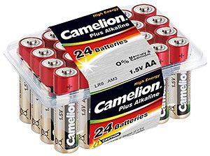 Фото Camelion AA Alkaline 24 шт Plus Alkaline (LR6-PB24)