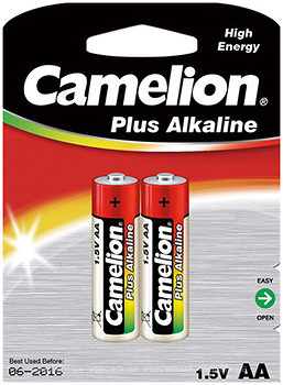 Фото Camelion AA Alkaline 2 шт Plus Alkaline (LR6-BP2)