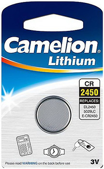 Фото Camelion CR-2450 3B Lithium 1 шт (CR2450-BP1)