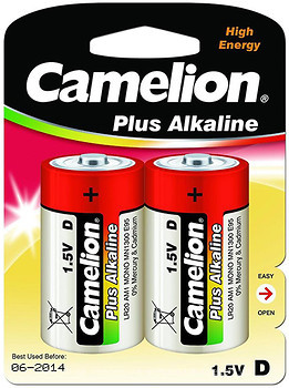 Фото Camelion D Alkaline 2 шт Digi Alkaline (LR20-BP2)