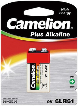 Фото Camelion Krona Alkaline 1 шт Plus Alkaline 6LF22 (6LR61-BP1)