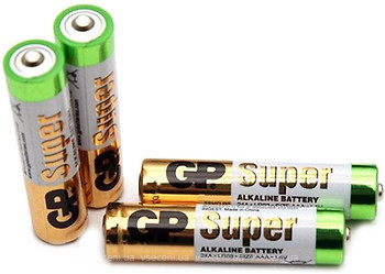 Фото GP Batteries AAA LR03 1.5B Ultra GP Alkaline (24A-S2)