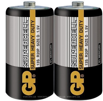 Фото GP Batteries D R20 1.5B Supercell (13S-S2)