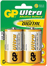 Фото GP Batteries D Alkaline 2 шт Ultra Plus (13AUP)