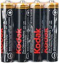 Фото Kodak AAA Zinc-Carbon 4 шт Extra Heavy Duty (30953314)