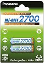 Фото Panasonic AA 2700mAh NiMh 2 шт High Capacity (BK-3HGAE/2BE)