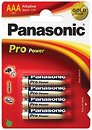 Фото Panasonic AAA Alkaline 4 шт Pro Power (LR03XEG/4BP)