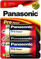 Фото Panasonic D Alkaline 2 шт Pro Power (LR20XEG/2BP)