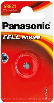 Фото Panasonic SR621 1.55B Silver Oxide 1 шт (SR-621EL/1B)