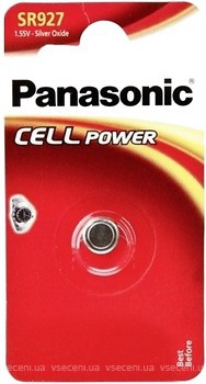 Фото Panasonic SR927 1.55B Silver Oxide 1 шт (SR-927EL/1B)