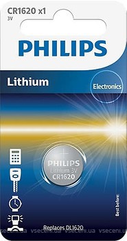 Фото Philips CR-1620 3B Lithium 1 шт (CR1620/00B)