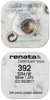 Фото Renata SR41W 1.55B Silver Oxide 10 шт