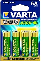 Фото Varta AA 2700mAh NiMh 4 шт Professional (05706301404)