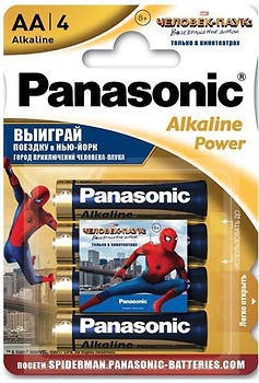 Фото Panasonic AA Alkaline 4 шт Alkaline Power (LR6APB/4BP)