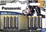 Фото Panasonic AA Alkaline 6+2 шт Everyday Power Cirque du Soleil (LR6REE/8B2FCDS)