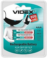 Фото Videx HR03/AAA 800mAh NiMh double blister/2 шт (23335)