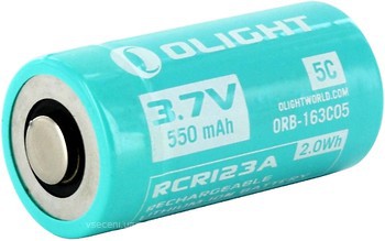 Фото Olight 16340 RCR123A 550mAh Li-ion 1 шт