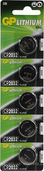 Фото GP Batteries CR-2032 3B Lithium 5 шт