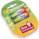Фото GP Batteries AA 2100mAh NiMh 2 шт (210AAHC)