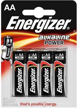 Фото Energizer AA Alkaline 4 шт Power (7638900246599)