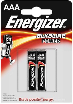 Фото Energizer AAA Alkaline 2 шт Power (7638900297317)