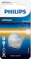 Фото Philips CR-2450 3B Lithium 1 шт (CR2450/10B)