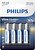 Фото Philips AA Alkaline 4 шт Ultra Alkaline (LR6E4B/10)