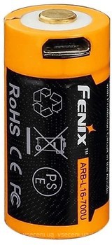 Фото Fenix 16340 700mAh Li-ion 1 шт (ARB-L16-700U)