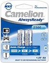 Фото Camelion AA 2500mAh NiMh 2 шт Always Ready (NH-AA2500ARBP2)