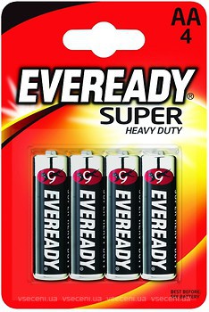 Фото Eveready AA/LR06 Super Heavy Duty BL 4 шт (FSB4)