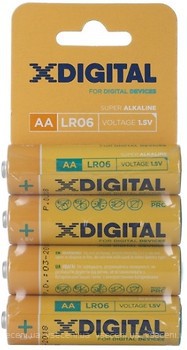 Фото X-Digital AA LR06 Alkaline 4 шт