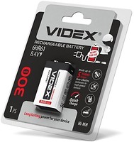 Фото Videx Krona 6HR61 300mAh blister/1 шт (24477)