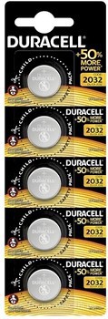 Фото Duracell CR-2032 3B Lithium 5 шт (5003554)