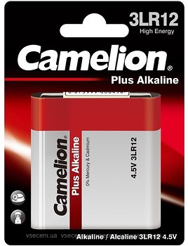 Фото Camelion 3LR12 Alkaline 1 шт Plus Alkaline (3LR12-BP1)