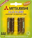 Фото Mitsubishi AAA LR03 Alkaline 1.5V 4 шт