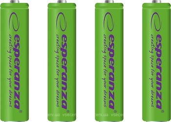 Фото Esperanza AAA 1000mAh NiMh 4 шт (EZA102G)