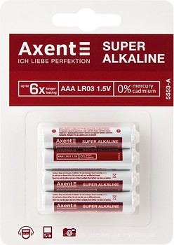 Фото Axent AAA LR03 Alkaline 1.5V 4 шт (5553-A)