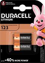 Фото Duracell CR-123 3B Lithium 2 шт Ultra (5000394020320)