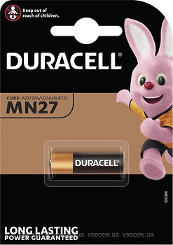 Фото Duracell MN27 12B Alkaline 1 шт (5260619)