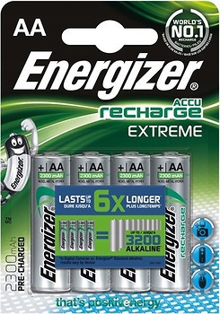 Фото Energizer AA 2300mAh NiMh Recharge Extreme 4 шт