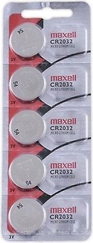 Фото Maxell CR2032 Lithium (Hologramm) 3V 5 шт