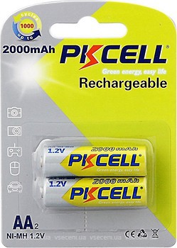 Фото PKCELL AA Ni-Mh 2000 mAh 2 шт (PC/AA2000-2BR)