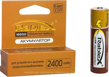 Фото Rablex 18650 Li-ion 2400 mAh 1 шт